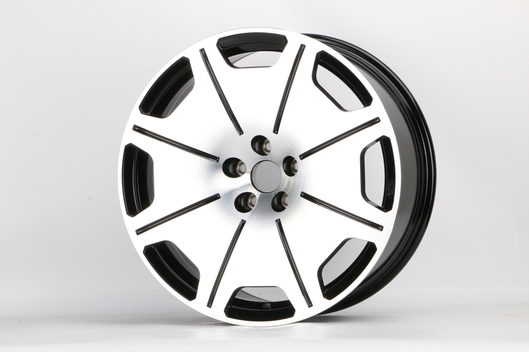 W816 IVF-3052 Black Machined Face 20x9.0 ET30 5x112 CB66.45