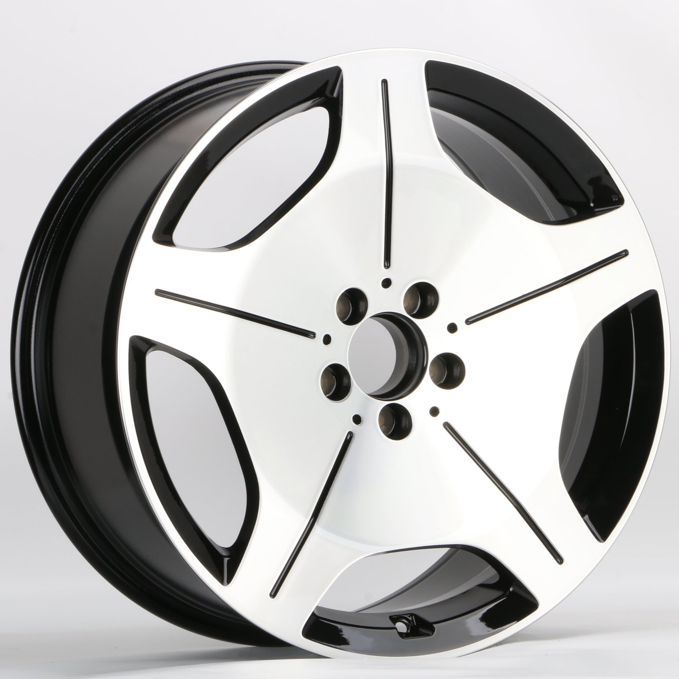W817 IVF-3069 Black Machined Face 20x8.5 ET36 5x112 CB66.5