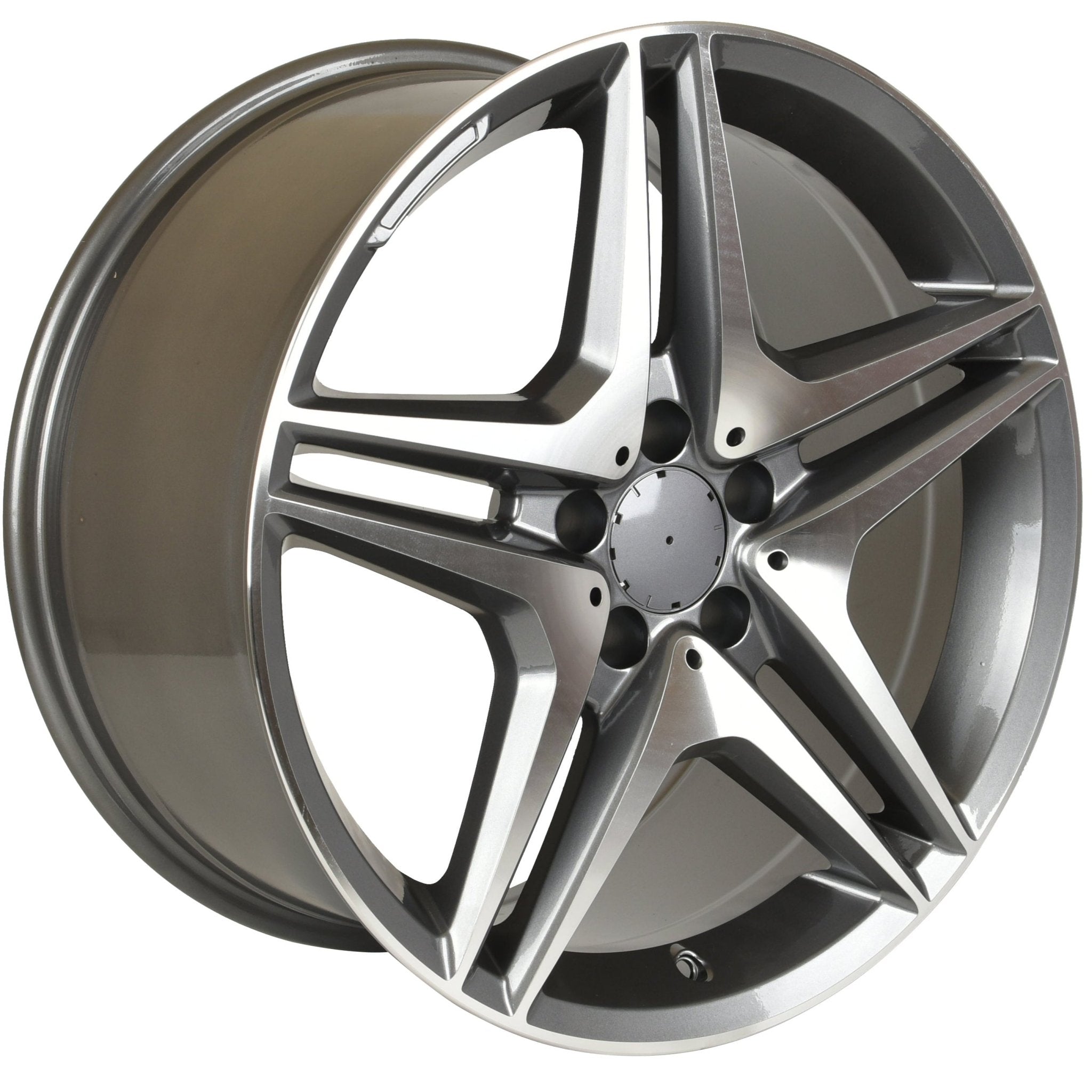 W828 Gunmetal Machined Face 18*9.5 ET45 5*112 CB66.6