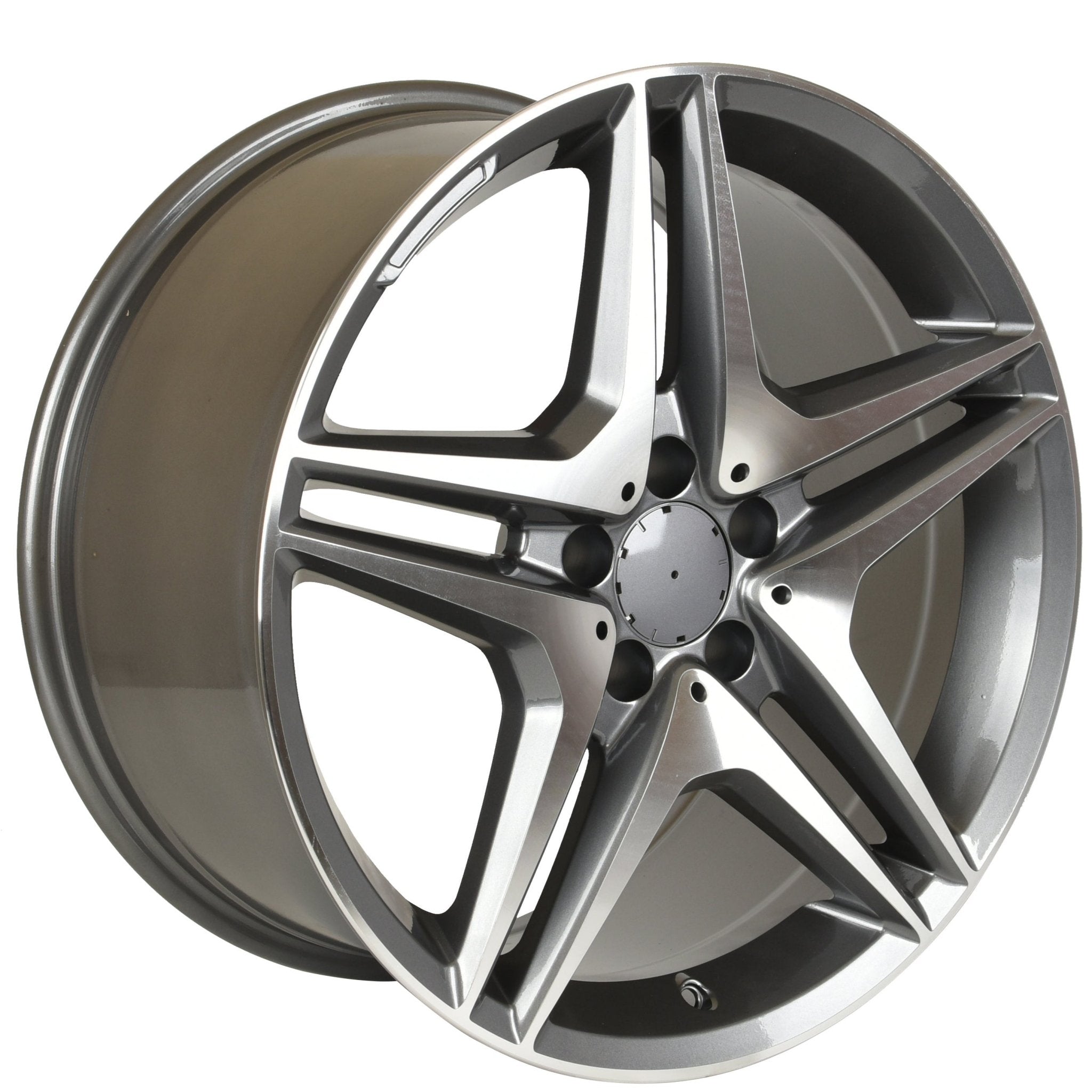W828 Gunmetal Machined Face 18*8.5 ET35 5*112 CB66.6