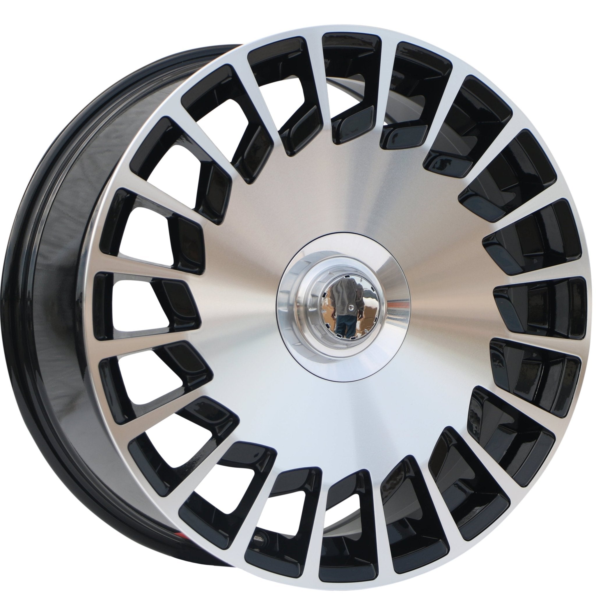 W835 Black Machined Face 20x9.5 ET35 5x112 CB66.6