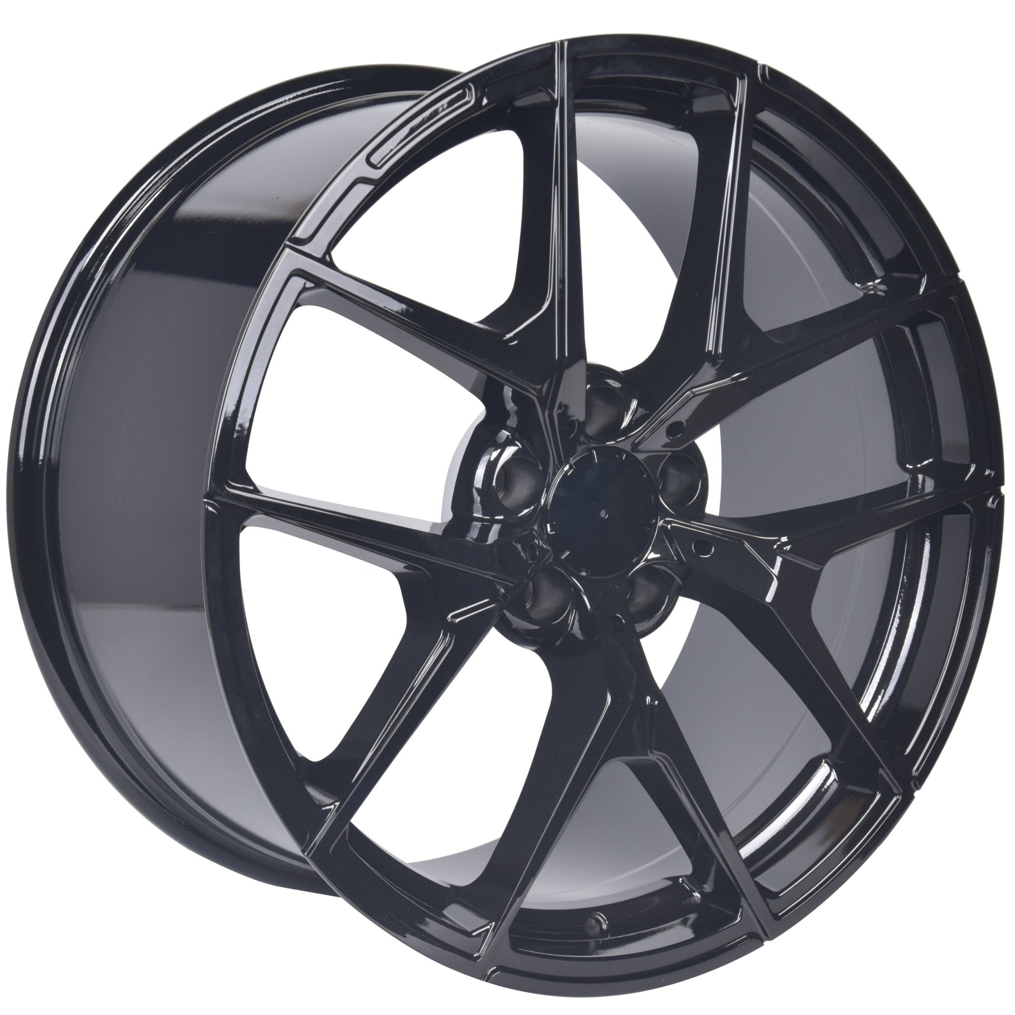 W838 Gloss Black 18x9.5 ET35 5x112 CB66.6