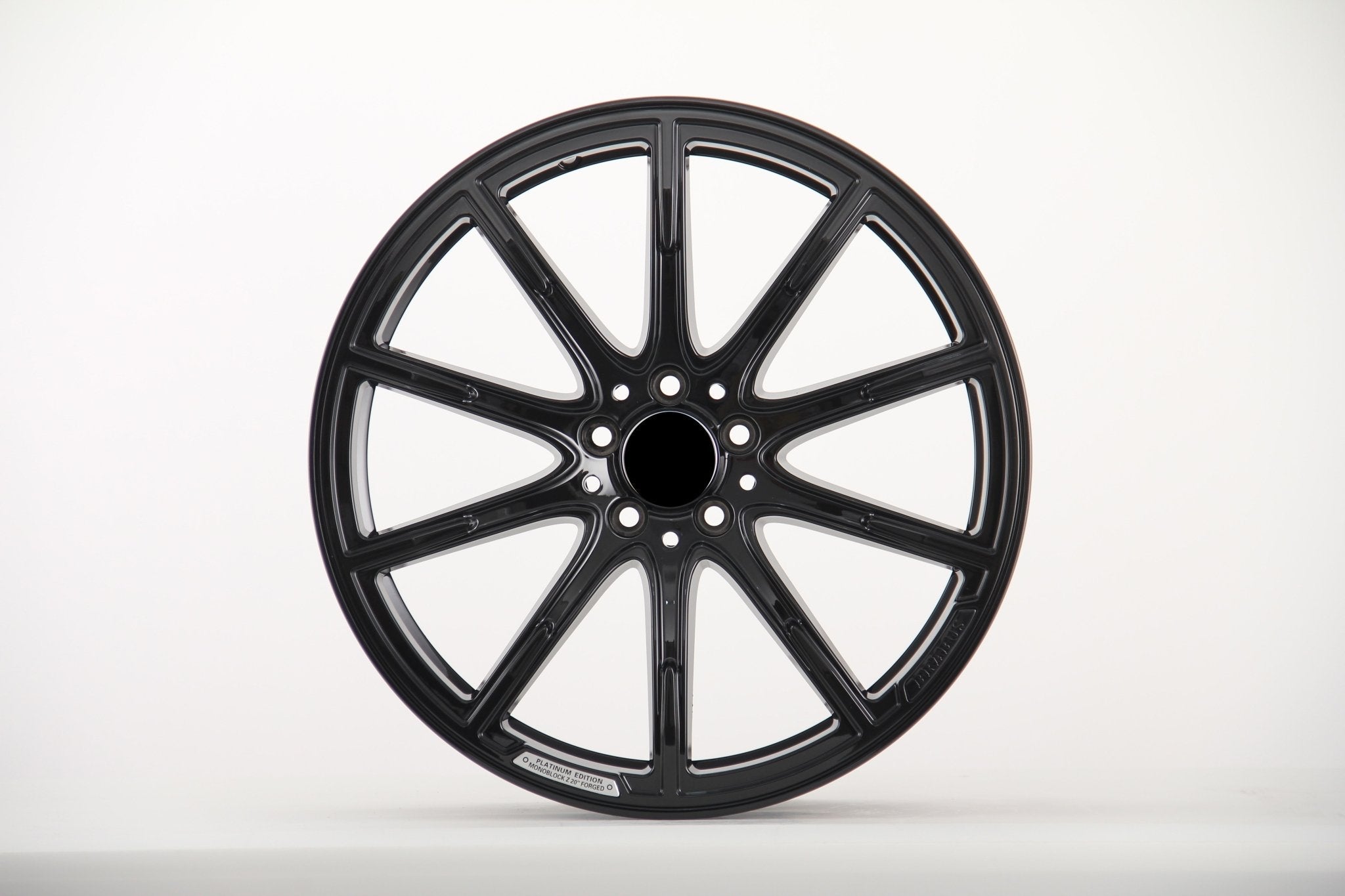 W846 8124 Gloss Black 20x9.5 ET42 5x112 CB66.6