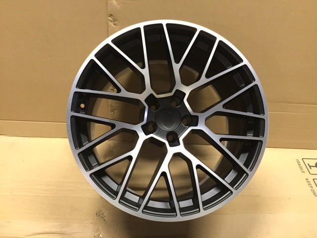 W854 XH1379 Black Machined Face 20x10.0 ET19 5x112 CB66.6