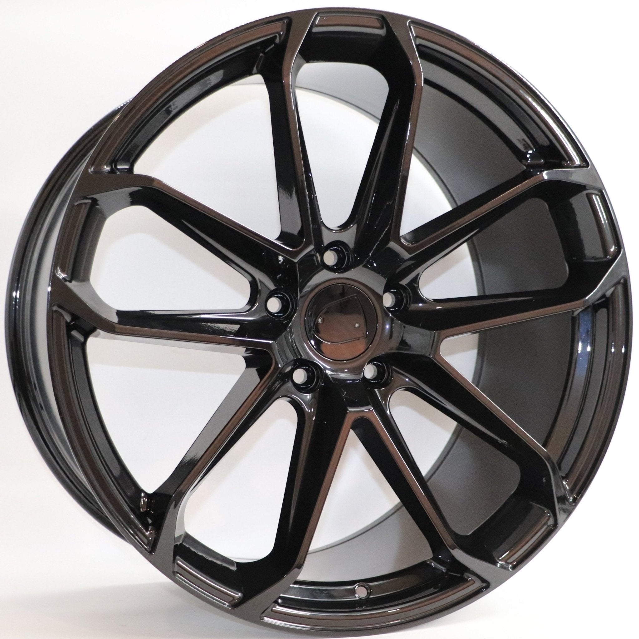 W861 D1869 Gloss Black 22x11.5 ET45 5x130 CB71.6
