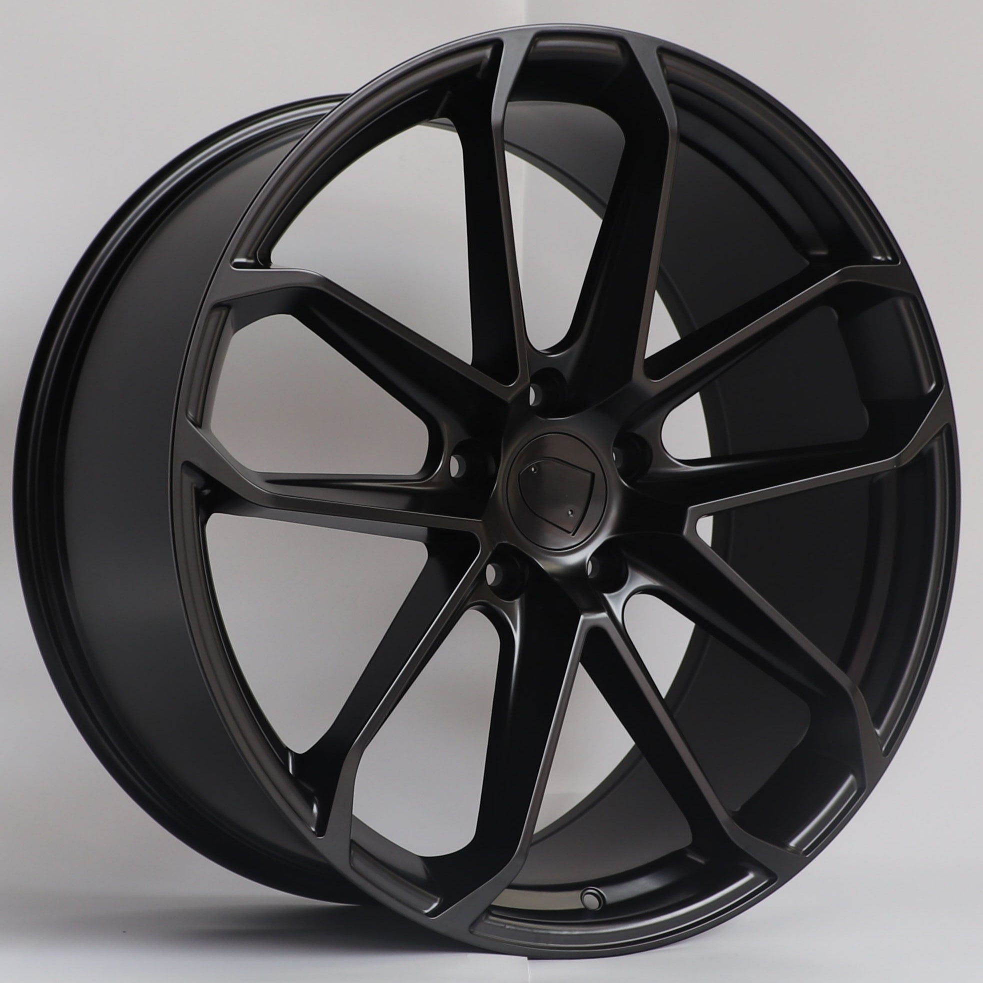 W861 878 Satin Black 19x8.5 ET50 5x130 CB71.56