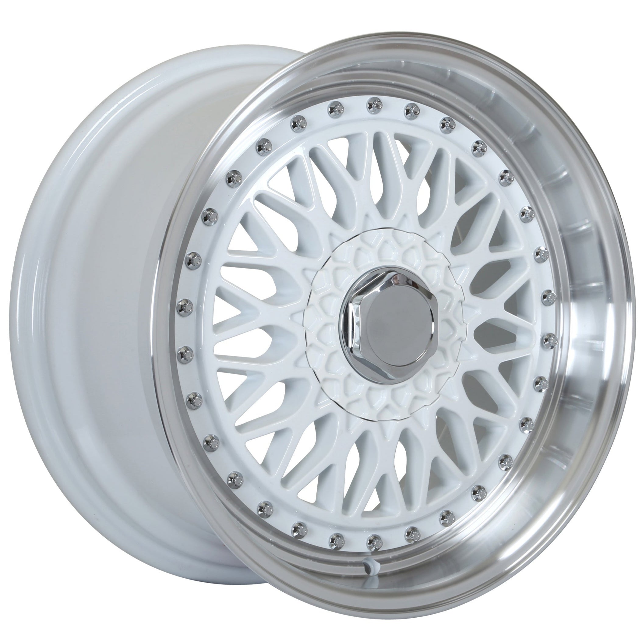 W881 /W885 White Machined Lip 22x9.0 ET30 5x120/114.3 CB73.1