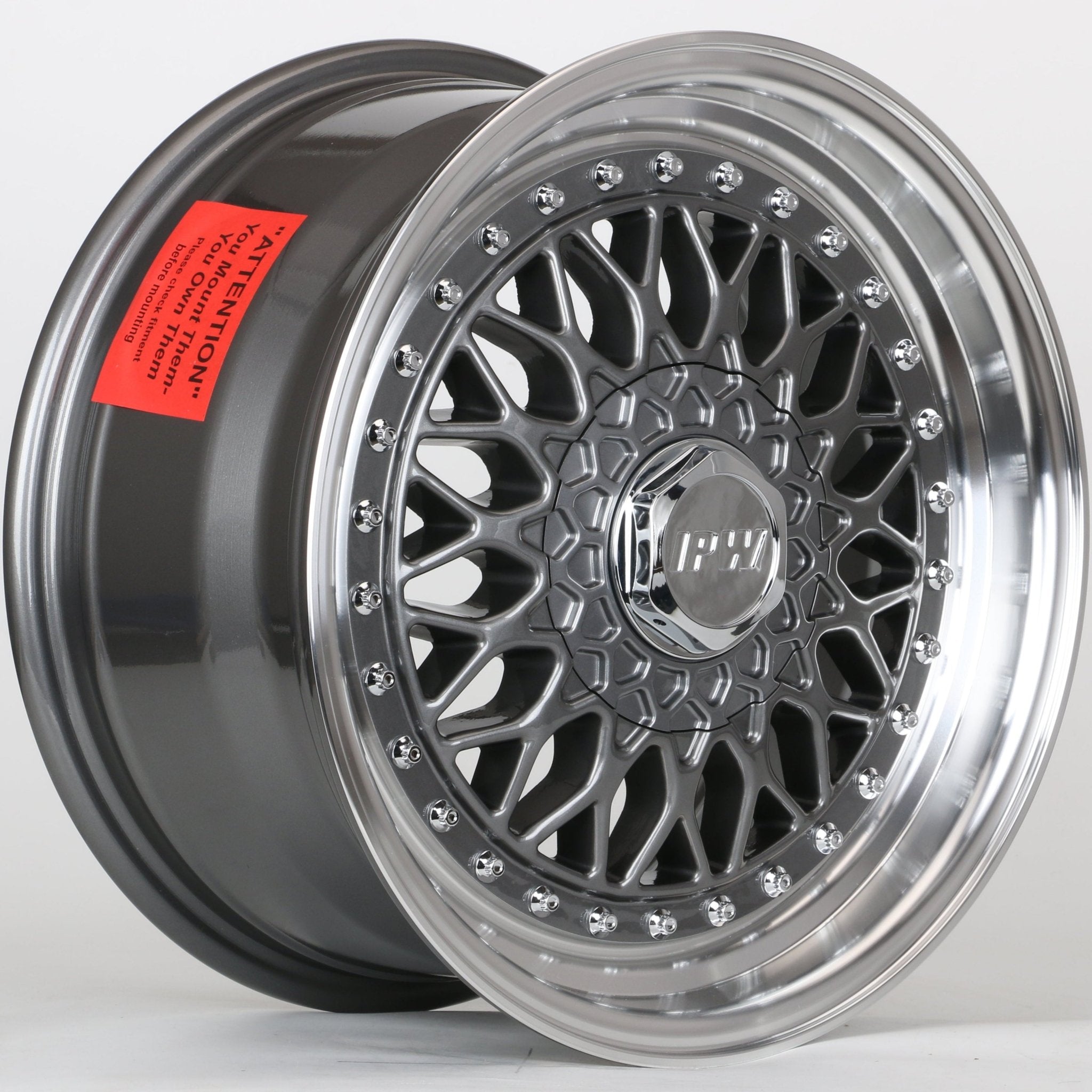 W883 479 Gunmetal Machined Lip 20x8.5 ET35 5x112/114.3/120 CB 73.1