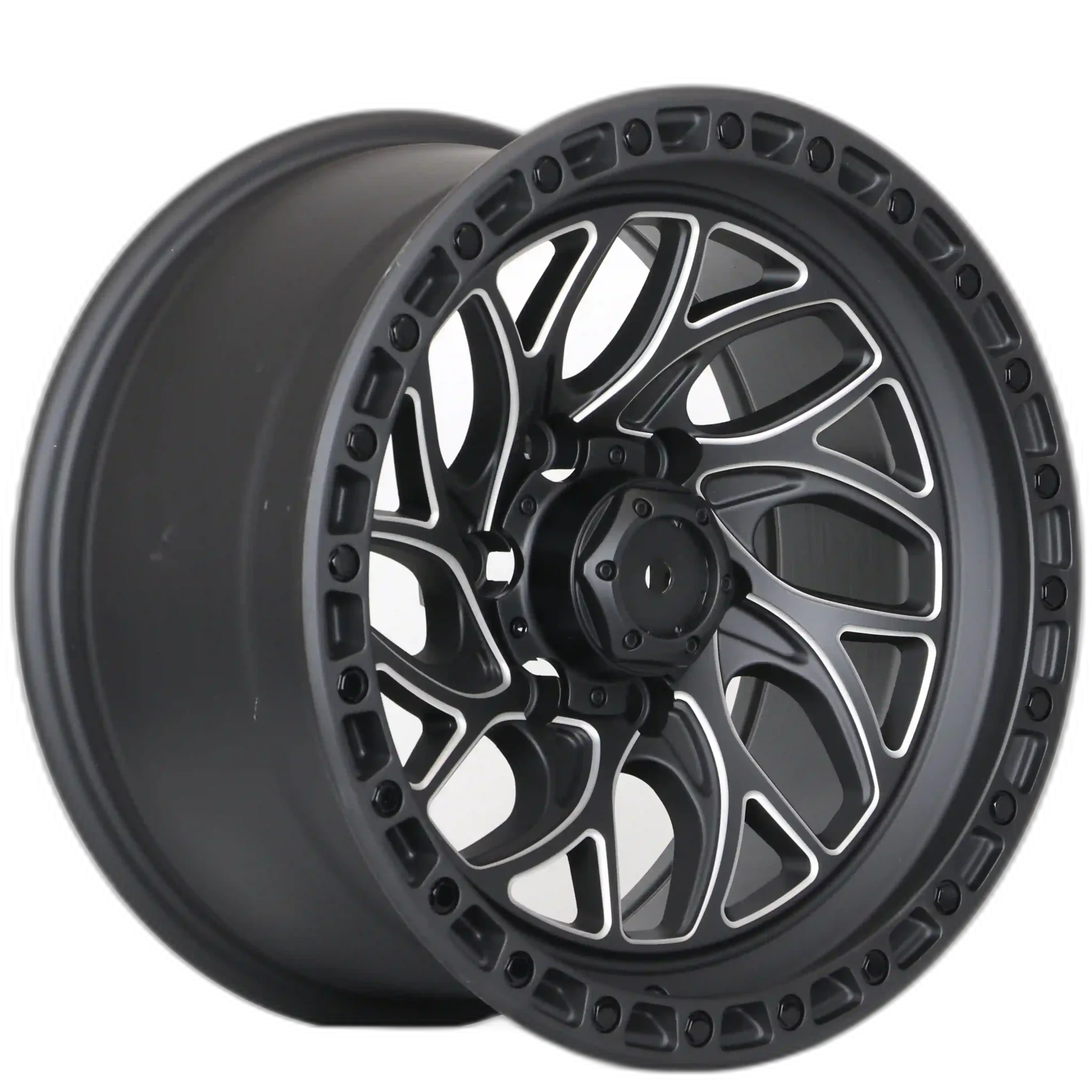 W9002 iV-1820 Satin Black Milled 17x9.0 ET0 6x139.7 CB110.1
