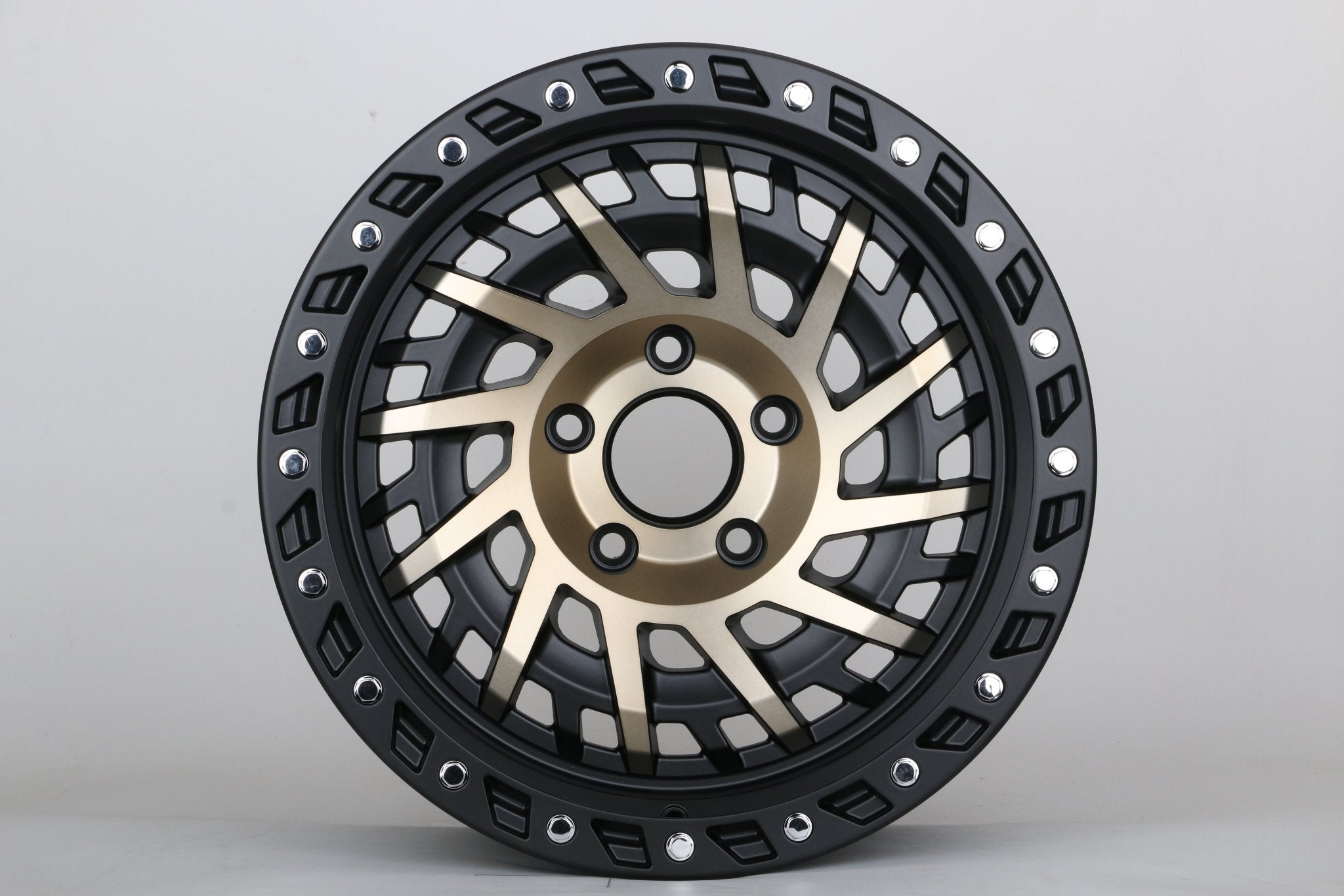 W9001 iV-471 Satin Black + Bronze 17x9.0 ET-12 5x127 CB71.6