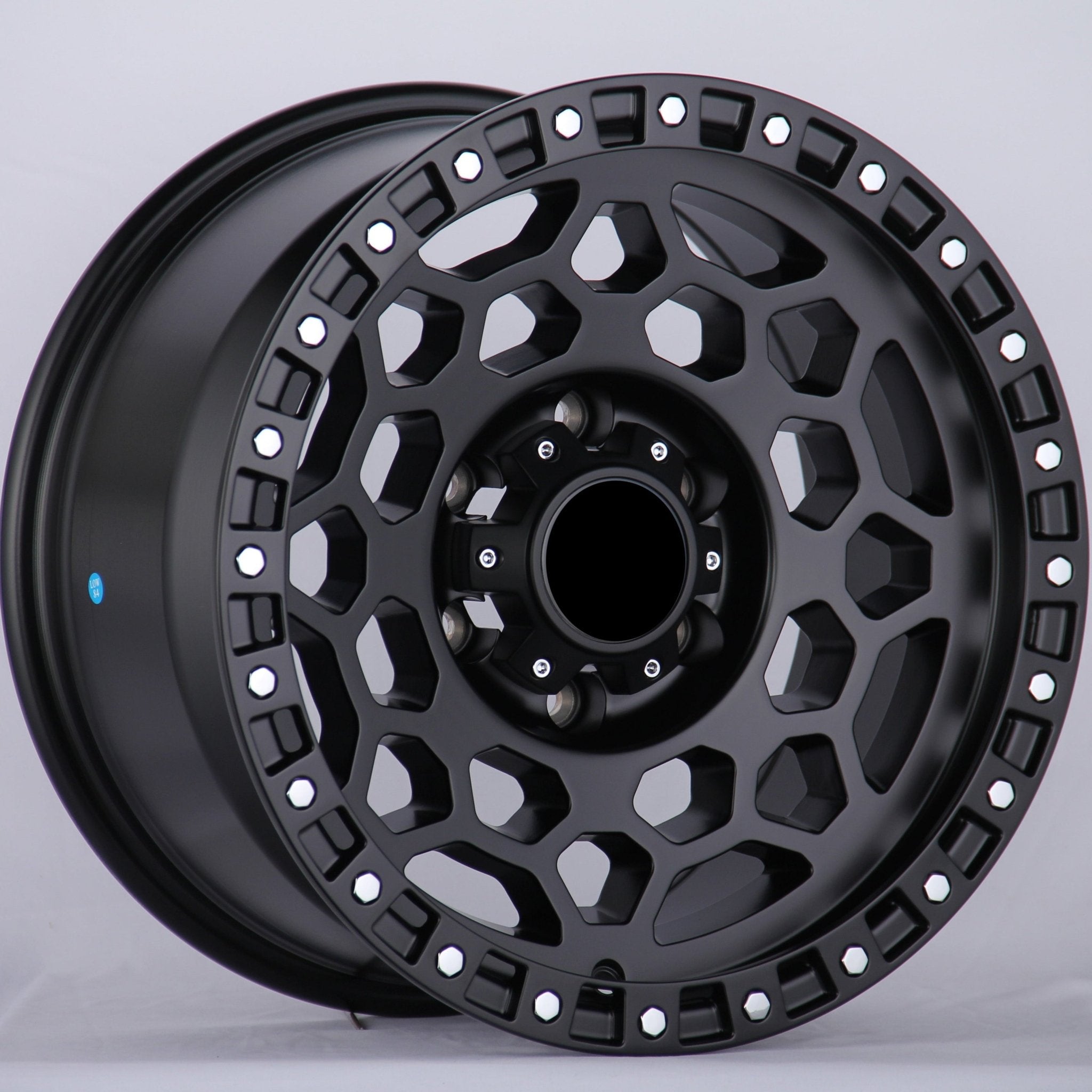 W907 D1951 Satin Black 17x9.0 ET0 6x139.7 CB106.1