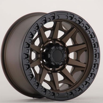 W909 1950 Satin Bronze Black Lip 17x9.0 ET0 6x139.7 CB110