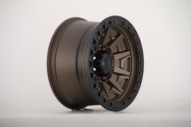 W909 1950 Satin Bronze Black Lip 17x9.0 ET0 6x139.7 CB110