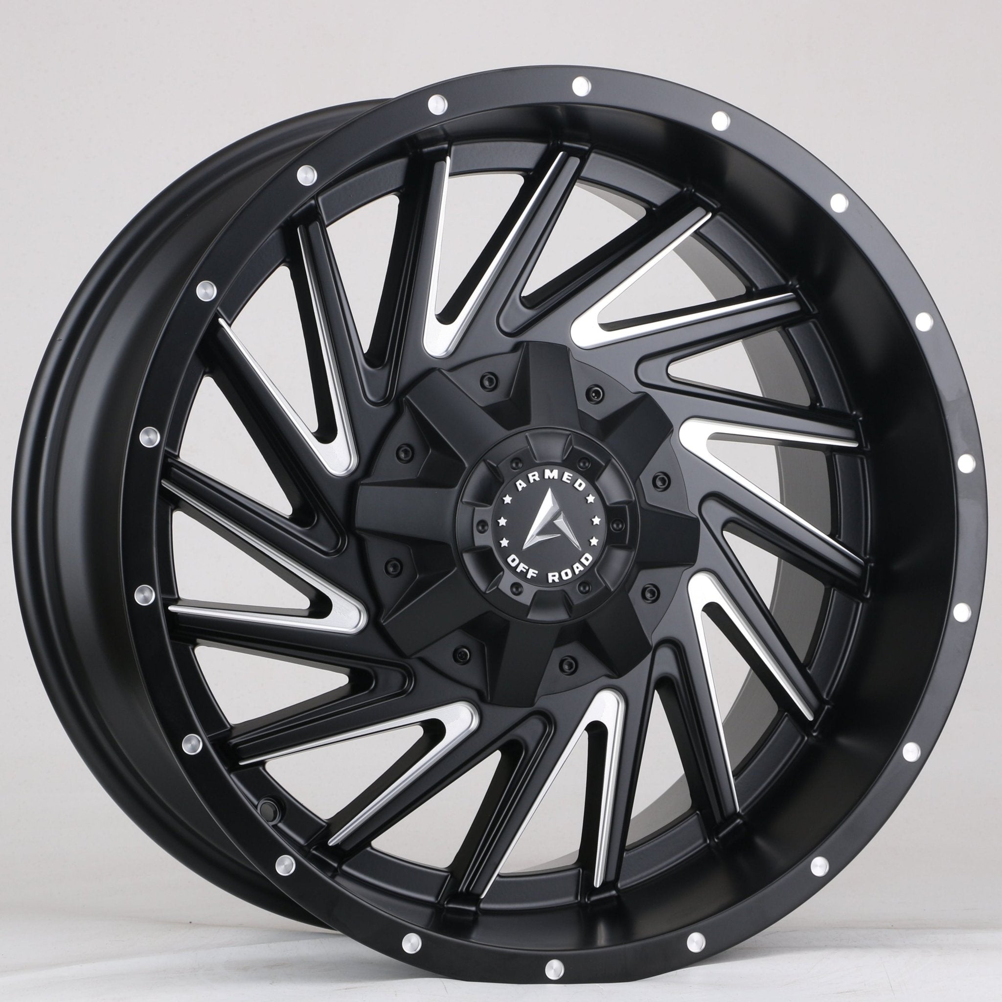 W954 IV-421 Satin Black Milled 20x10 ET-12 5x127/139.7 CB87.1