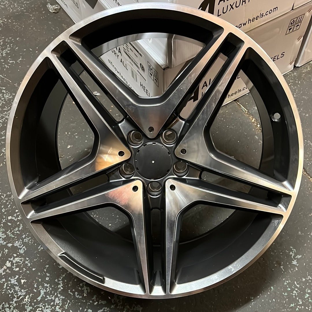 WCL101 WHEELS 20x8.5 5x112 GLOSS BLACK MACHINE