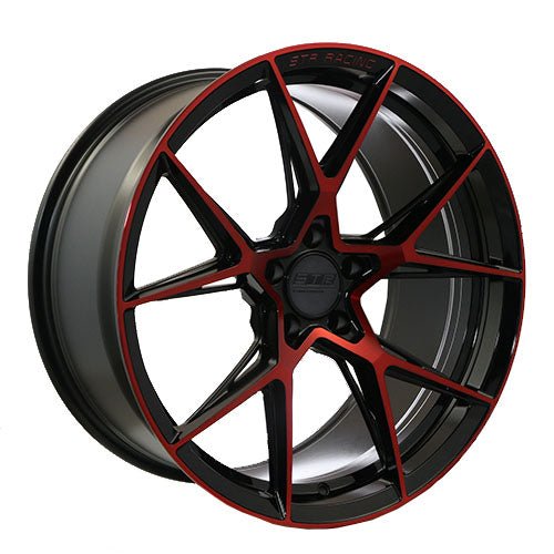 STR 909 5x120 20x8.5 black/red