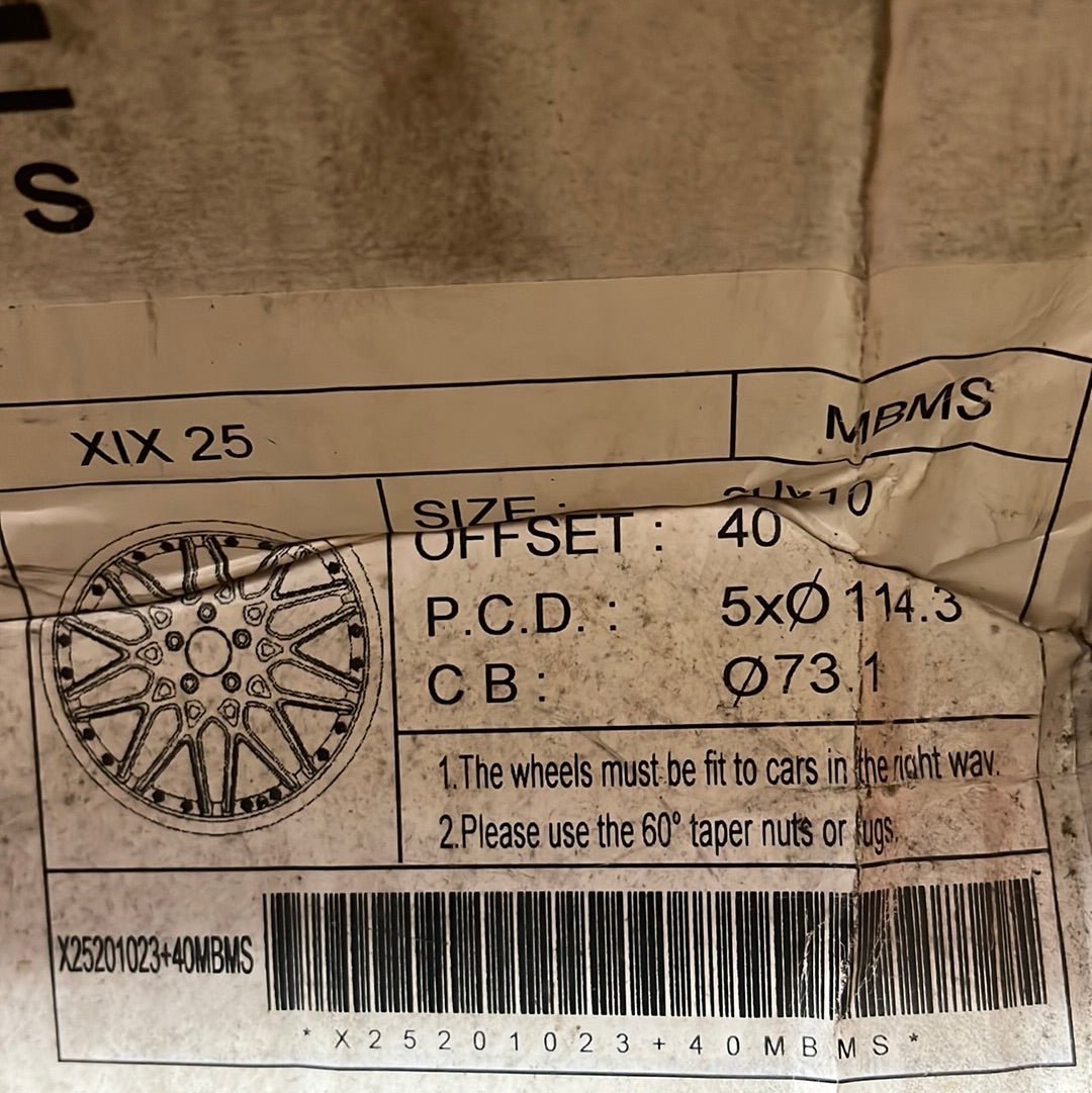 XIX X25 20X10 5X4.5 MBMS