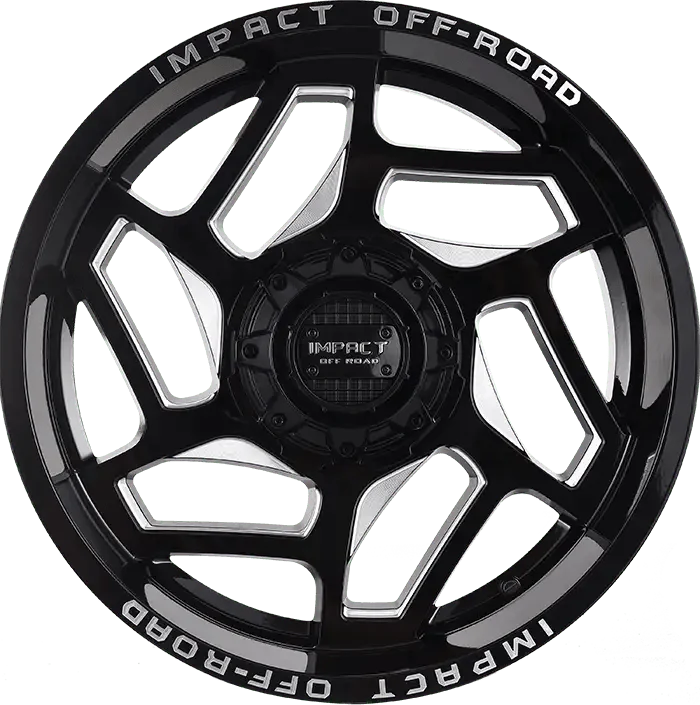 IMPACT OFF ROAD 826 20X10 5X139.7- 5X150 GLOSS BLACK MILLE WINDOWS