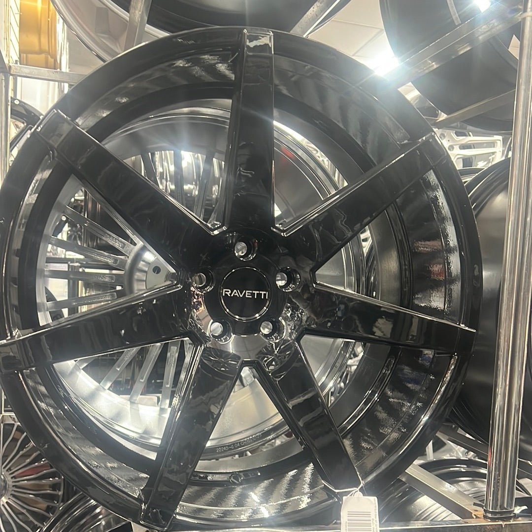 RAVETTI ELO RAV- M7-WHEELS 22X10 5X4.5 BLACK (U)