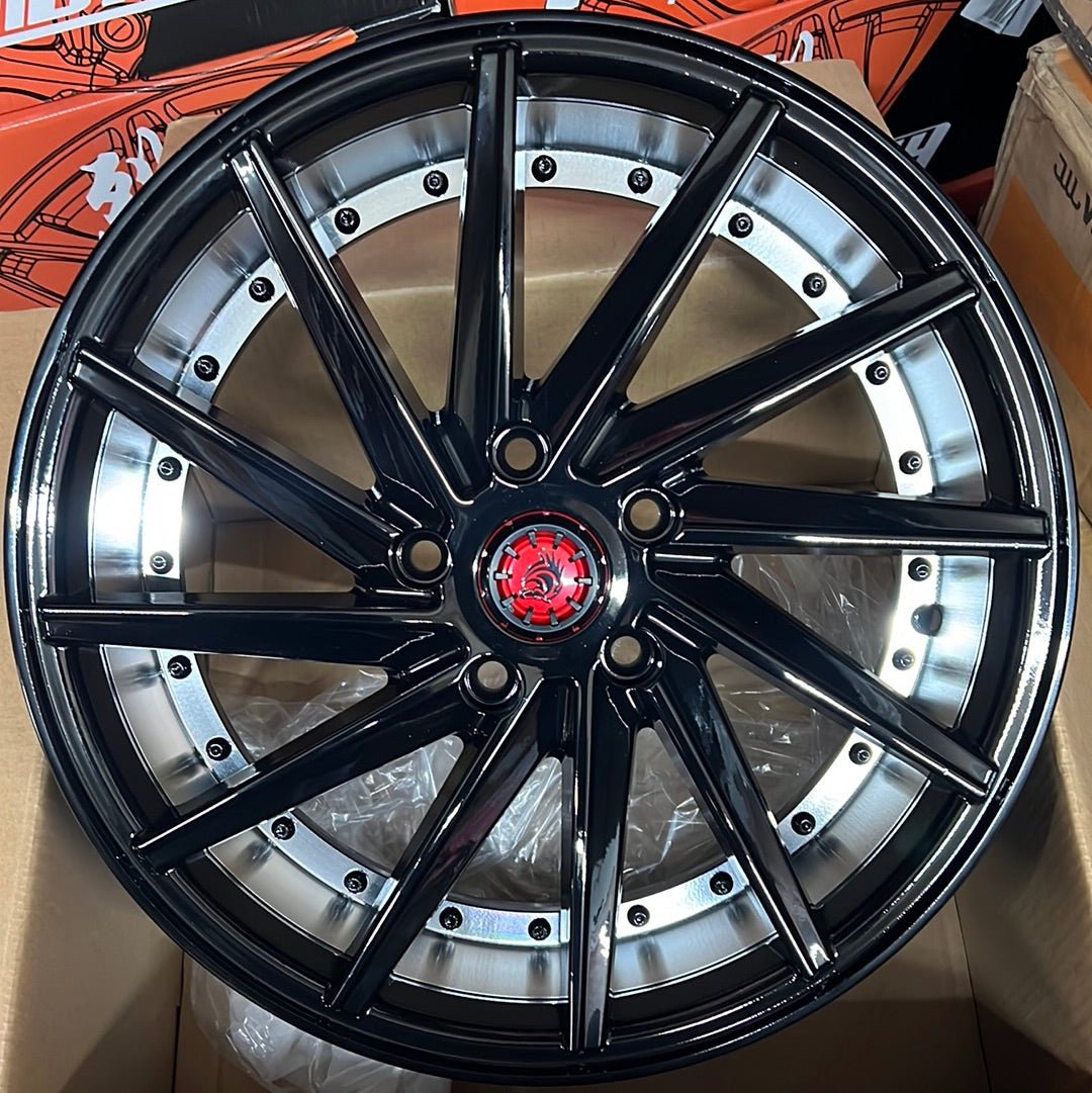 PEGASUS 171202 17X7.5 5X4.5 PB WITH MACHINE AND B RIVET