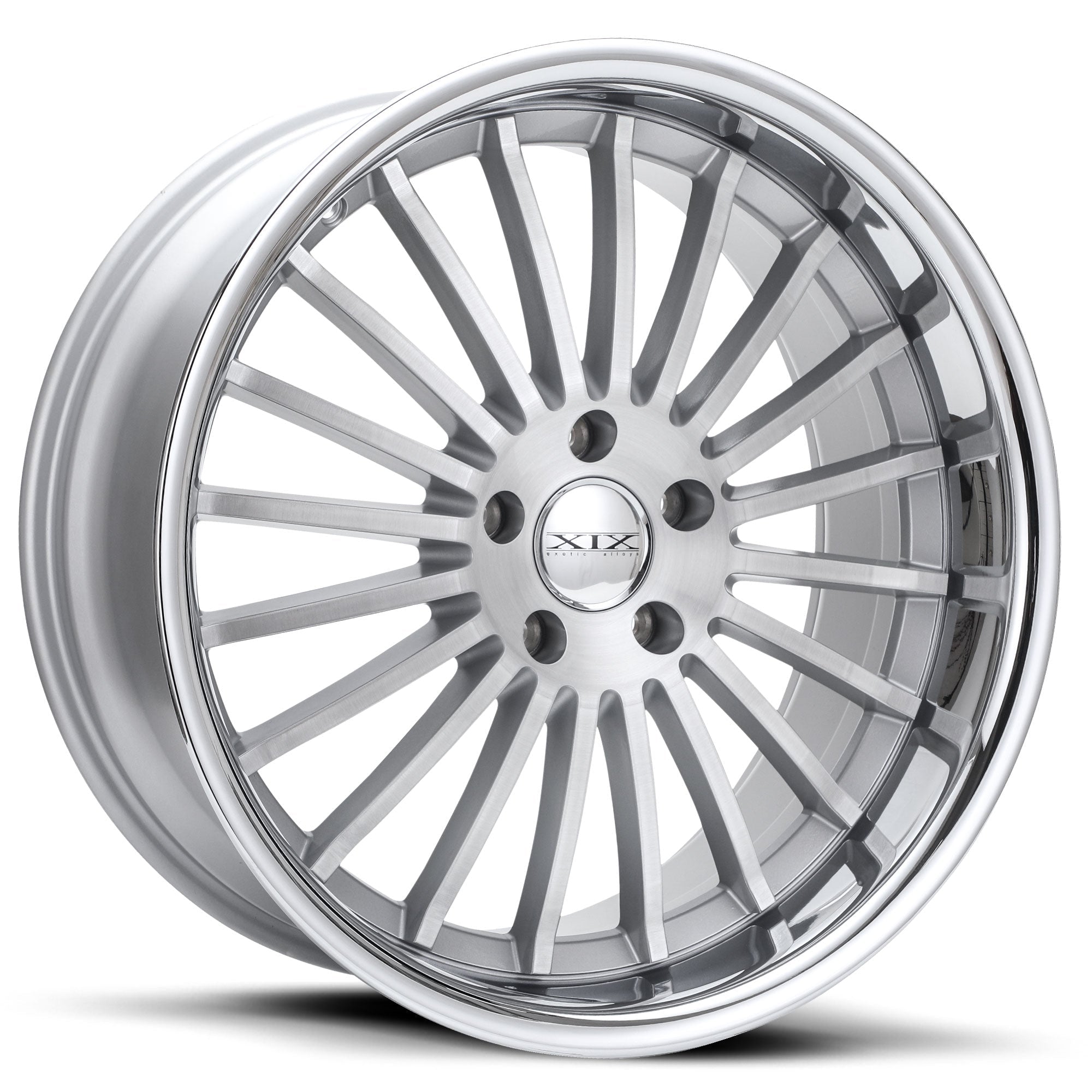 XIX X59 22x9 5x120 SILVER BRUSH SS LIP