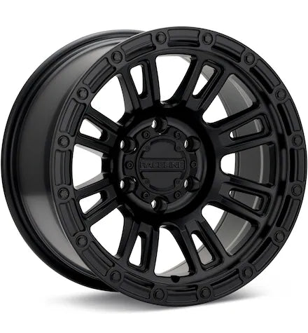 RACELINE COMPASS SATIN BLACK W/SILVER RING
