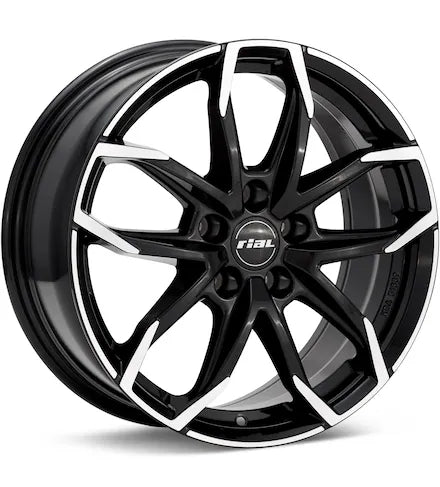 RIAL LUCCA MACHINED W/BLACK ACCENT