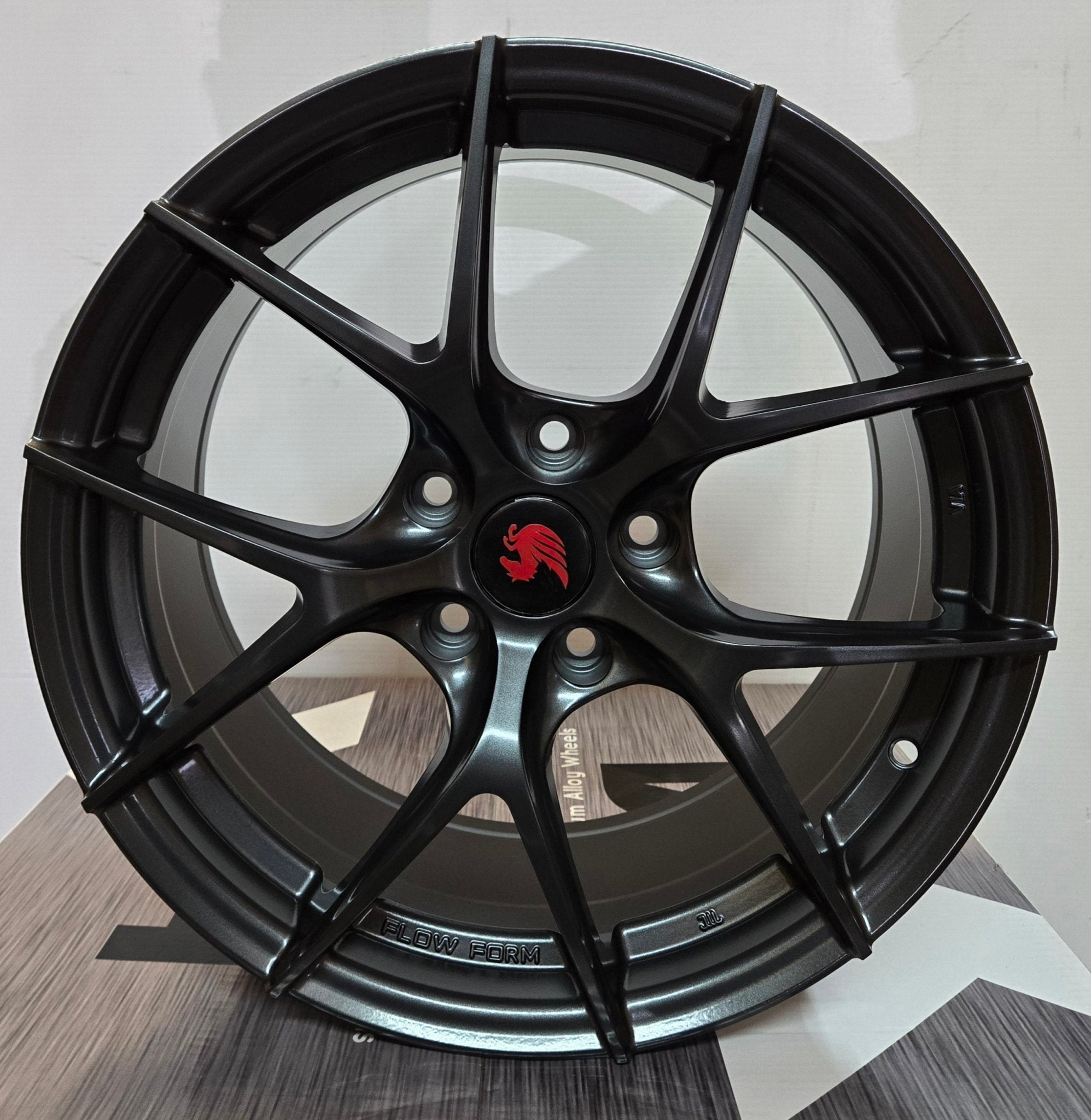 AR-7610 17X8.0 5X112 5X114.3 MATTE GUNMETAL