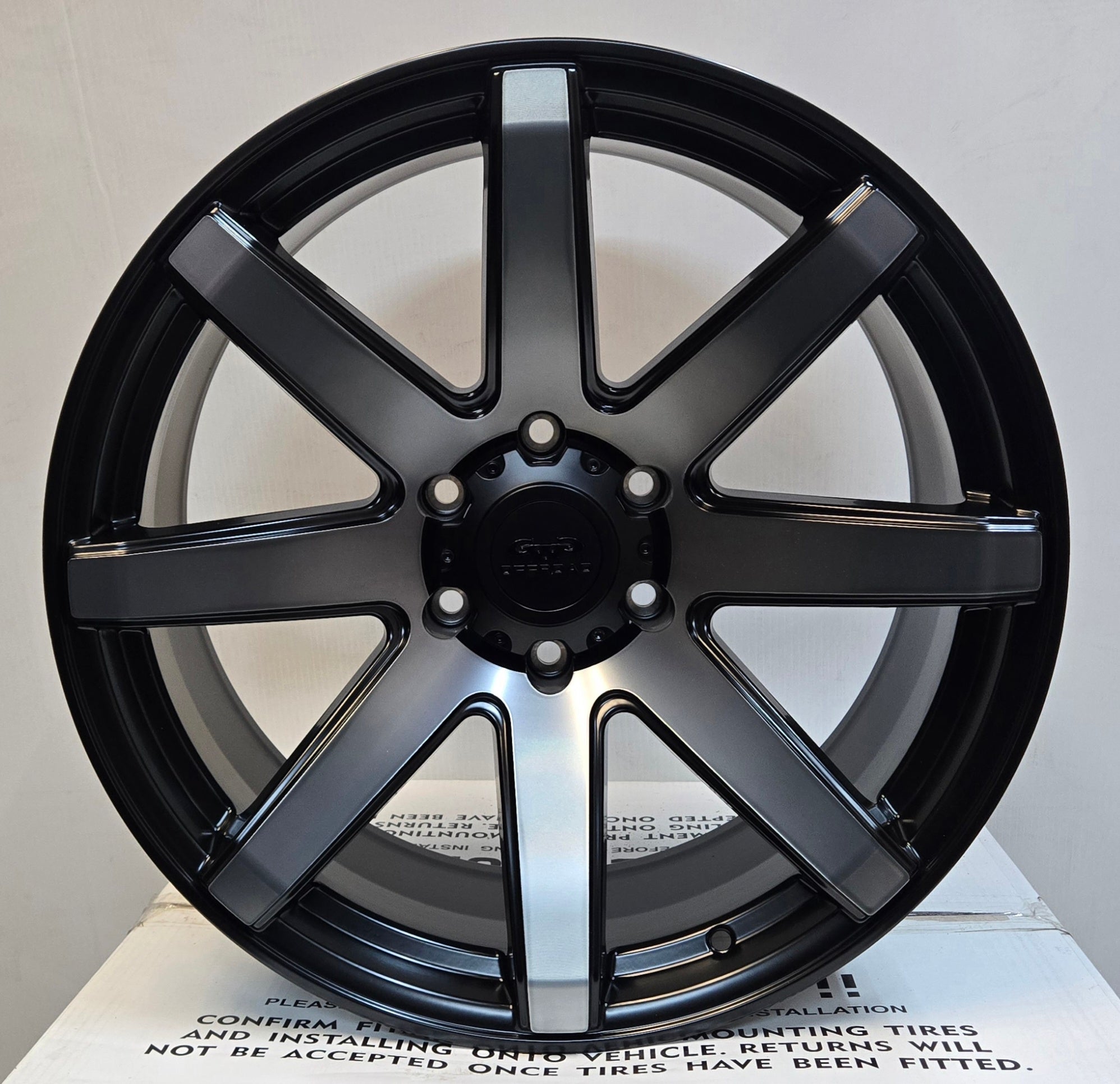GWG G03 20x9 6x139.7 SATIN BLACK DARK TINT