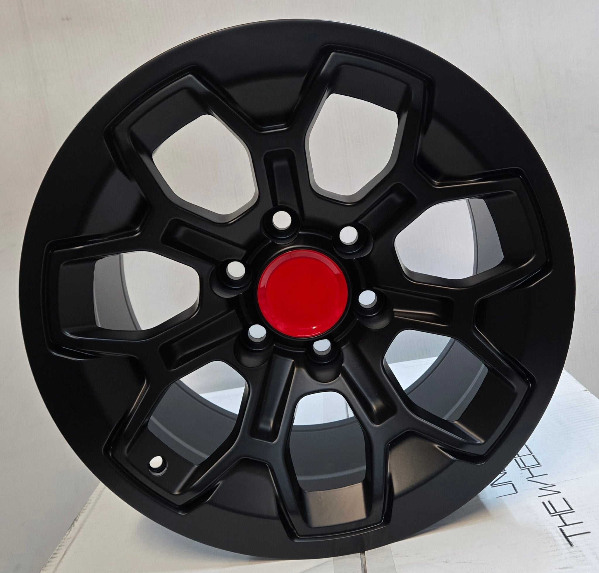 QC1858 24 TACOMA PRO 17X9.0 6X139.7 MATTE BLACK