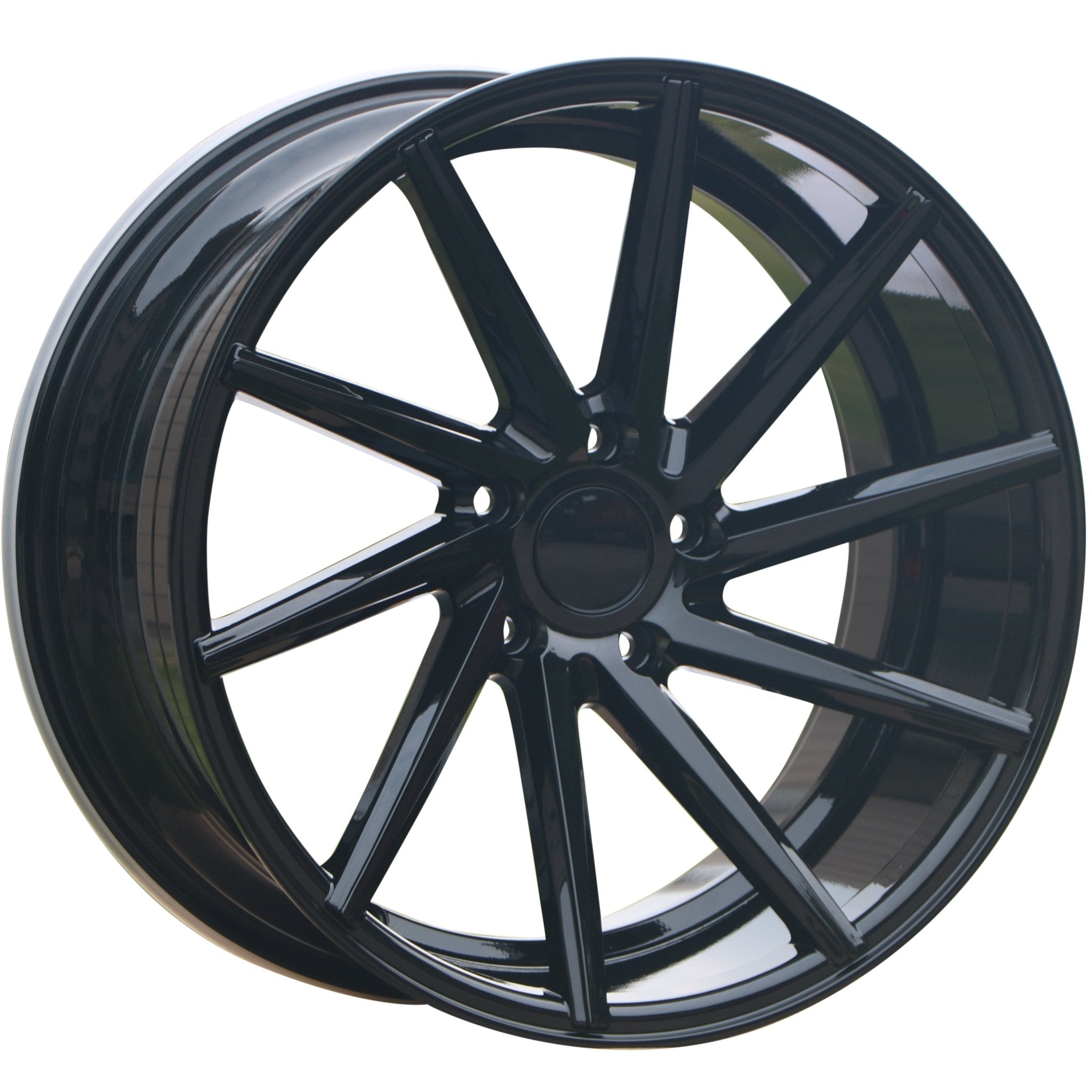 W013 19X8.5 5X112 5X112 5X114.3 GLOSS BLACK