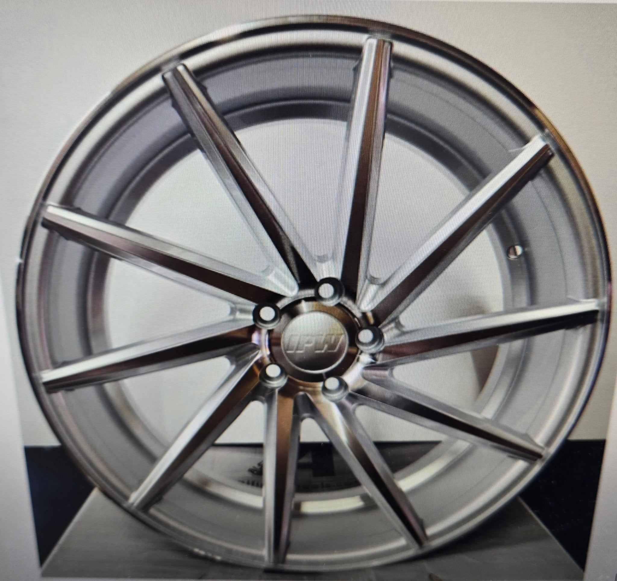 RD21 CVT STYLE 16x7.25 5x112 / 5x114.3 SILVER MACHINE FACE