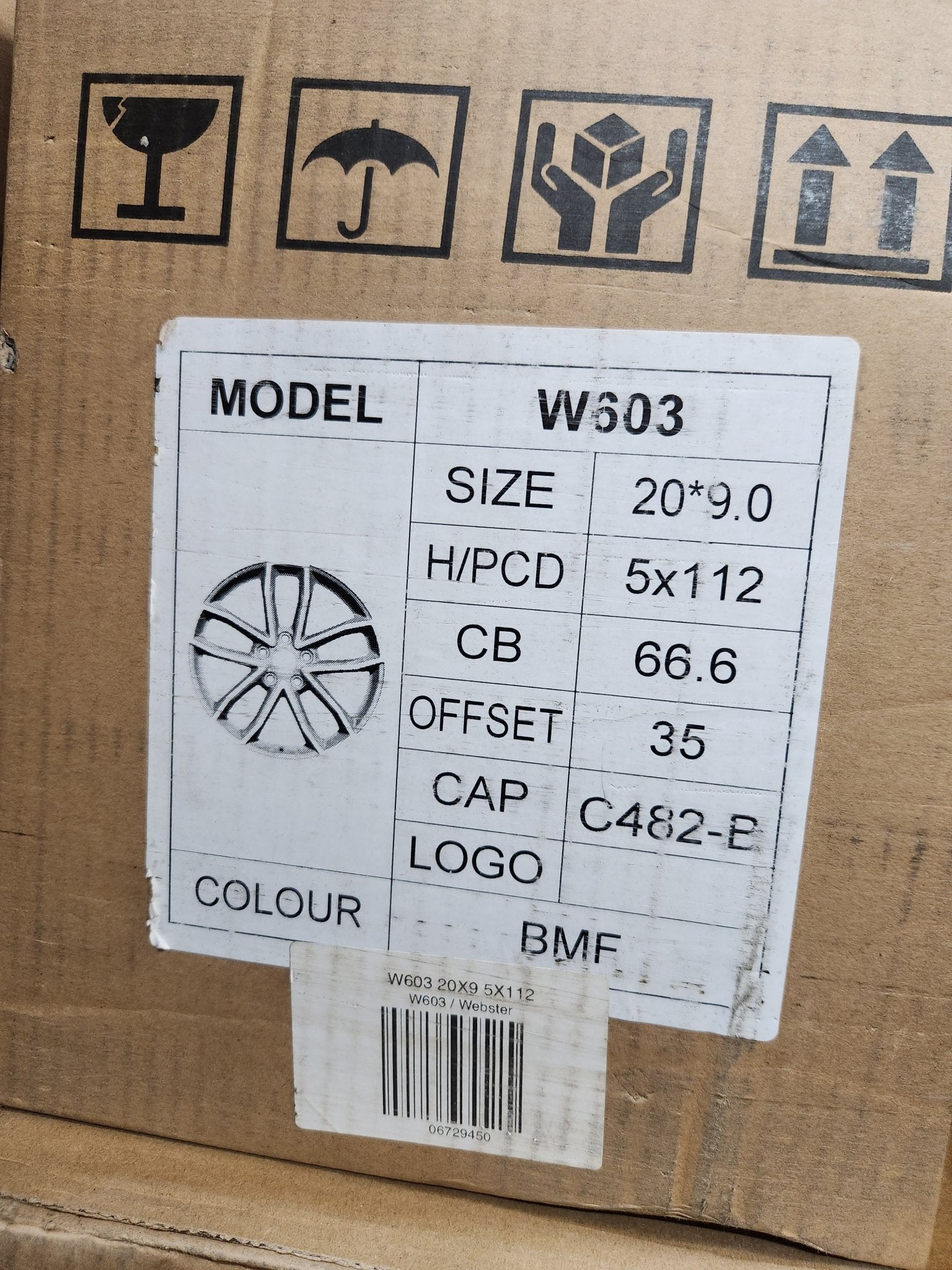 WHEELS W603 20X9 5X112
