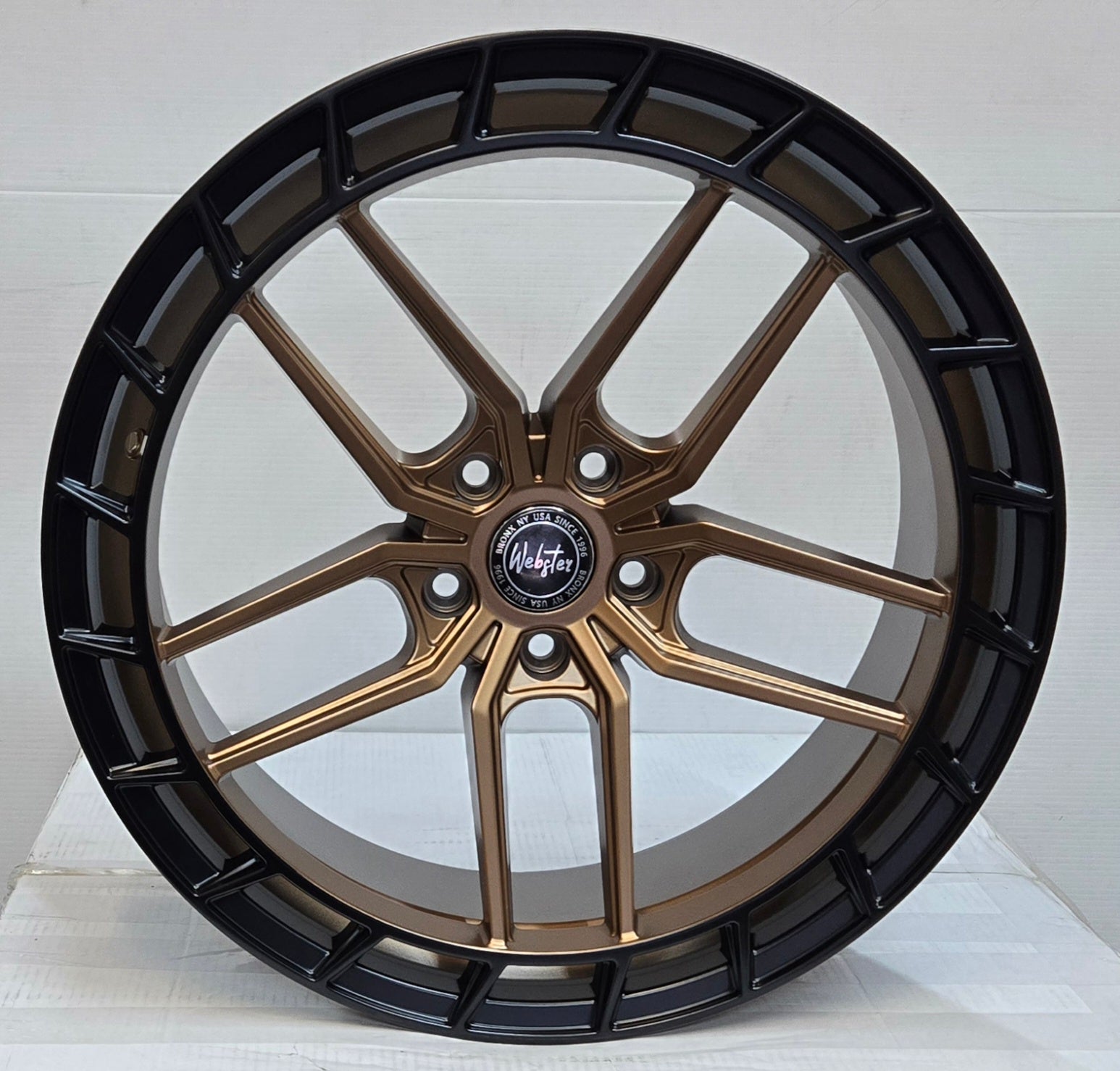 PEGASUSS 5587 20X9.0 5X114.3 BRONZE WITH BLACK LIP