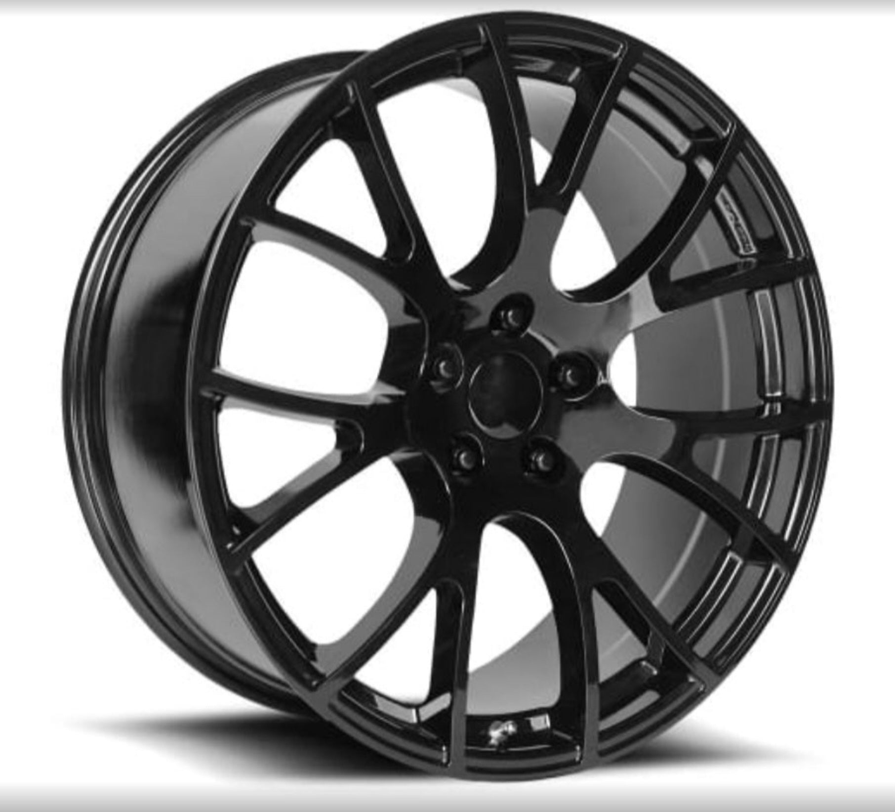 218 22x9.5 5x115 GLOSS BLACK