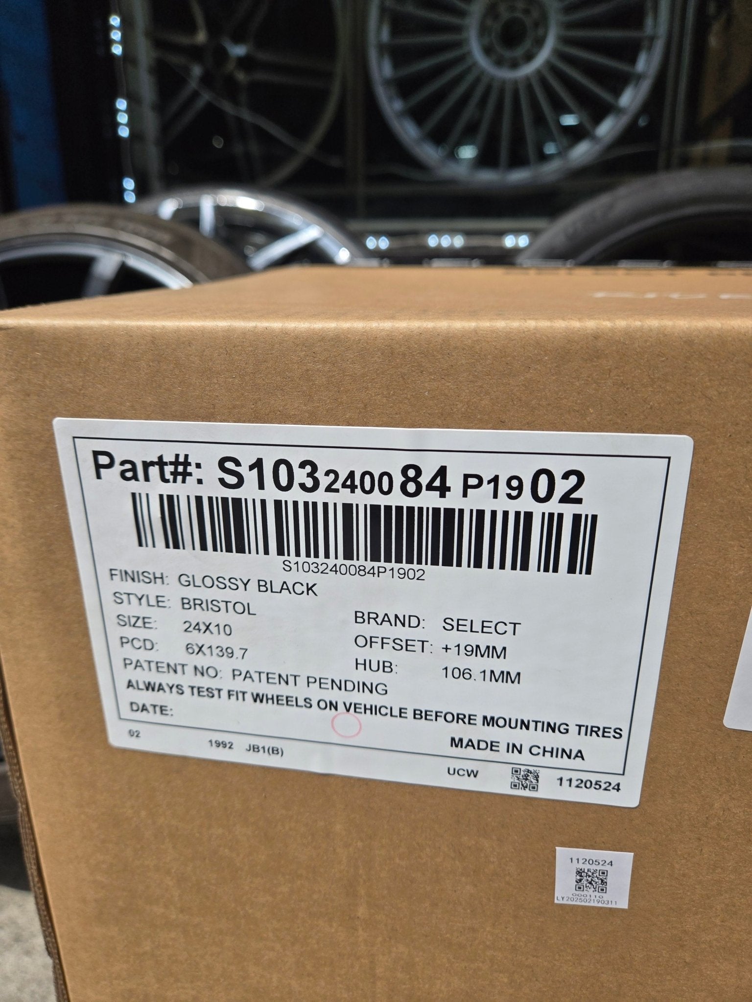 ARENA BRISTOL S103 24x10 6x139.7 GLOSS BLACK