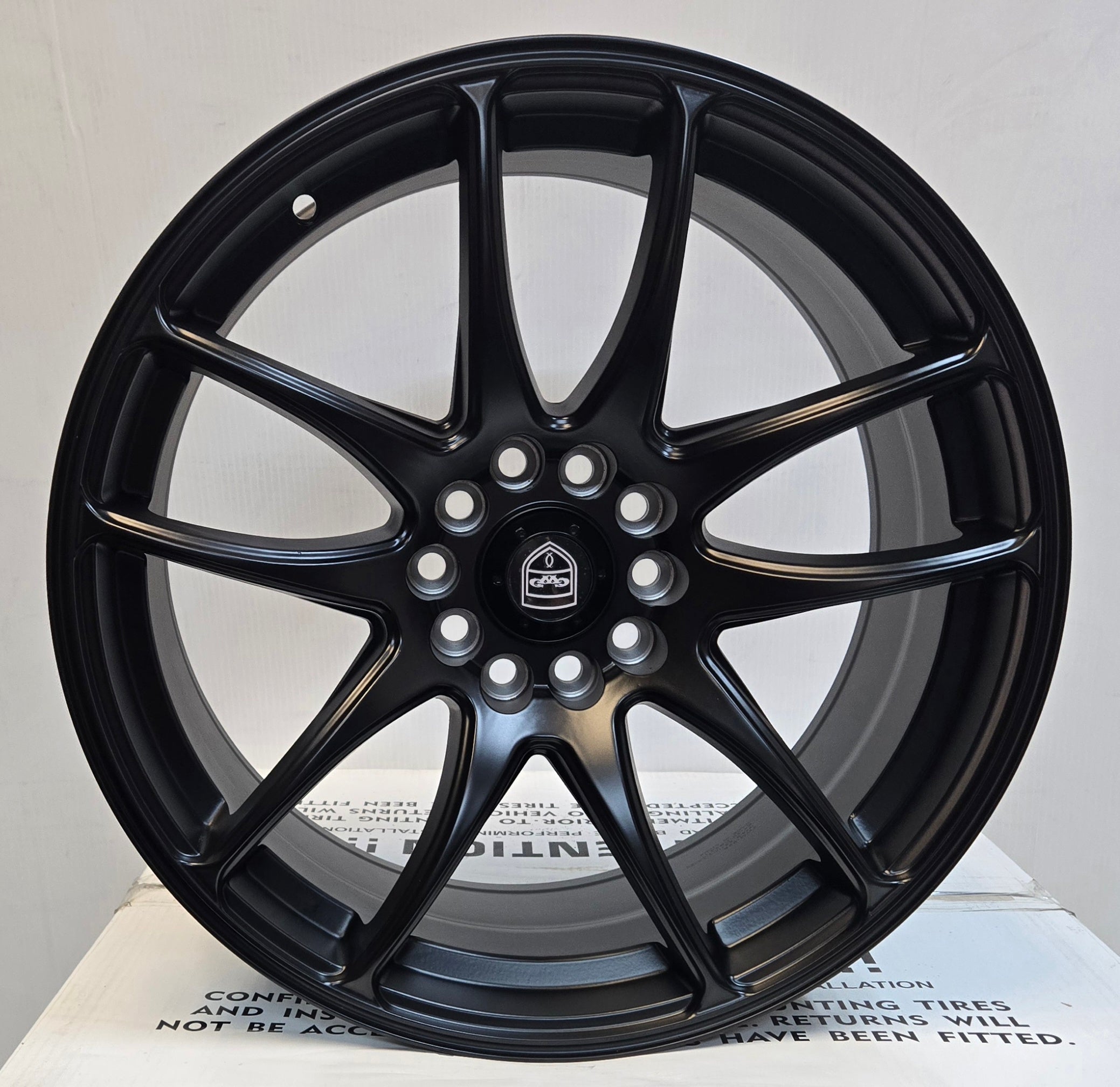 GWG NS3 18x8 5x114.3 / 5x120 SATIN BLACK