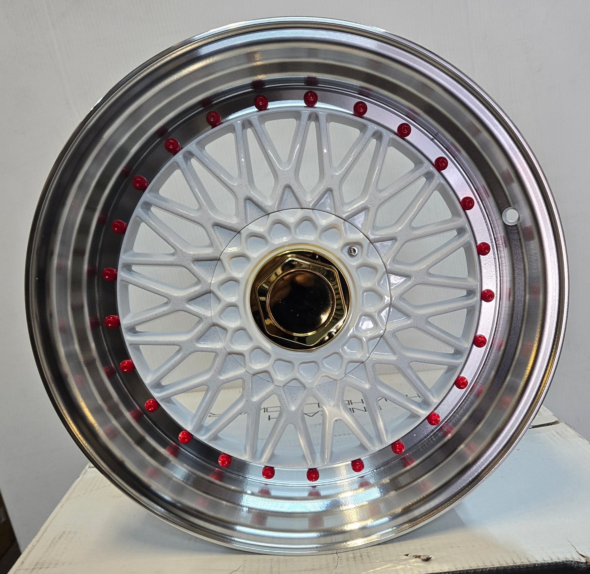 PW-RD10 17X8.5 5X100 5X114.3 PEARL WHITE MACHINED LIP