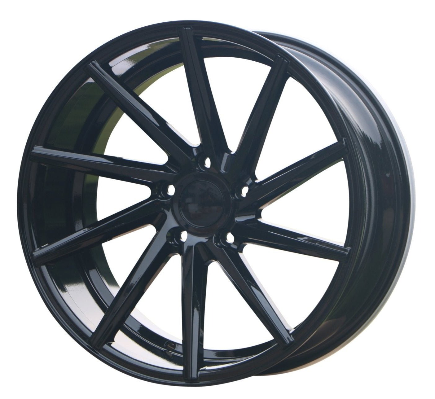 W013 19X8.5 5X112 5X112 5X114.3 GLOSS BLACK