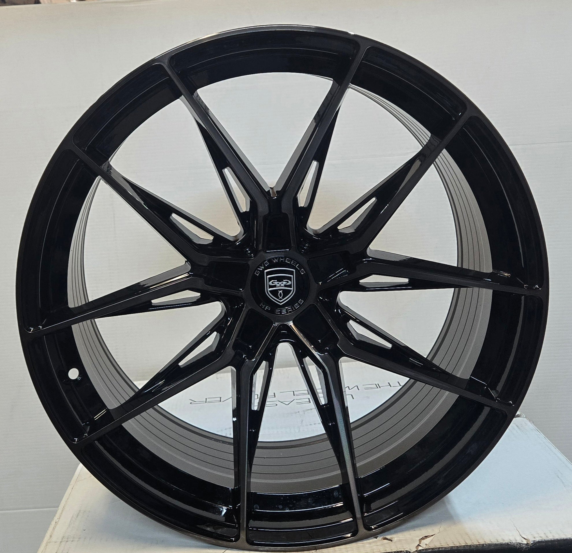 GWG HP1 20X9.0 5X112 5X114.3 GLOSS BLACK DARK TINT