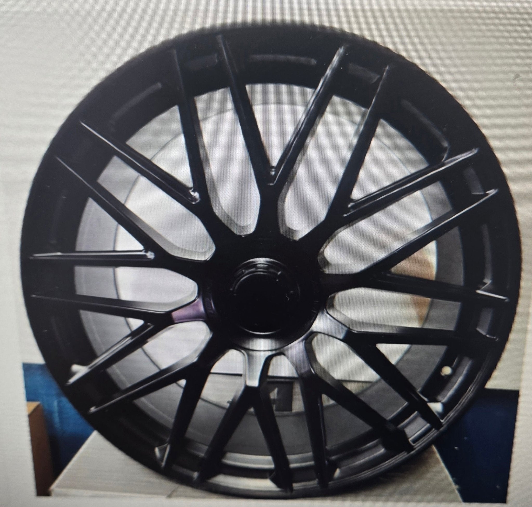 W803 19X9.5 5X112 SATIN BLACK