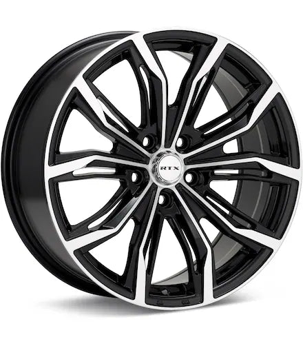 RTX WHEELS BLACK WIDOW SATIN BLACK PAINTED