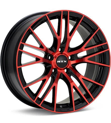 RTX WHEELS VERTEX MACHINED W/GLOSS BLACK ACCENT