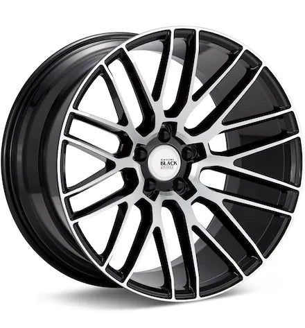 SAVINI BLACK DI FORZA BM13 SILVER MACHINED W/CLEARCOAT