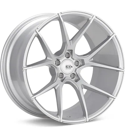 SAVINI BLACK DI FORZA BM14 SILVER MACHINED W/CLEARCOAT
