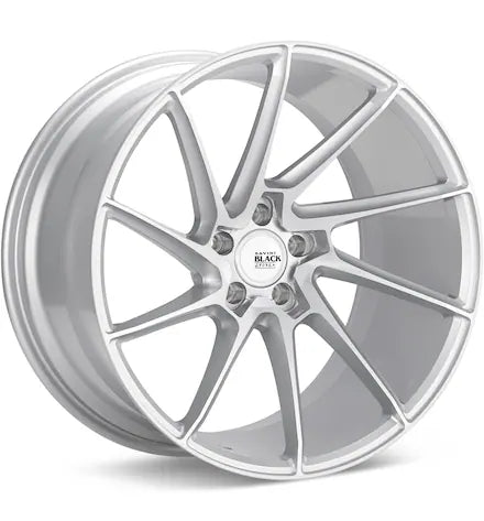 SAVINI BLACK DI FORZA BM15 LEFT SILVER MACHINED W/CLEARCOAT