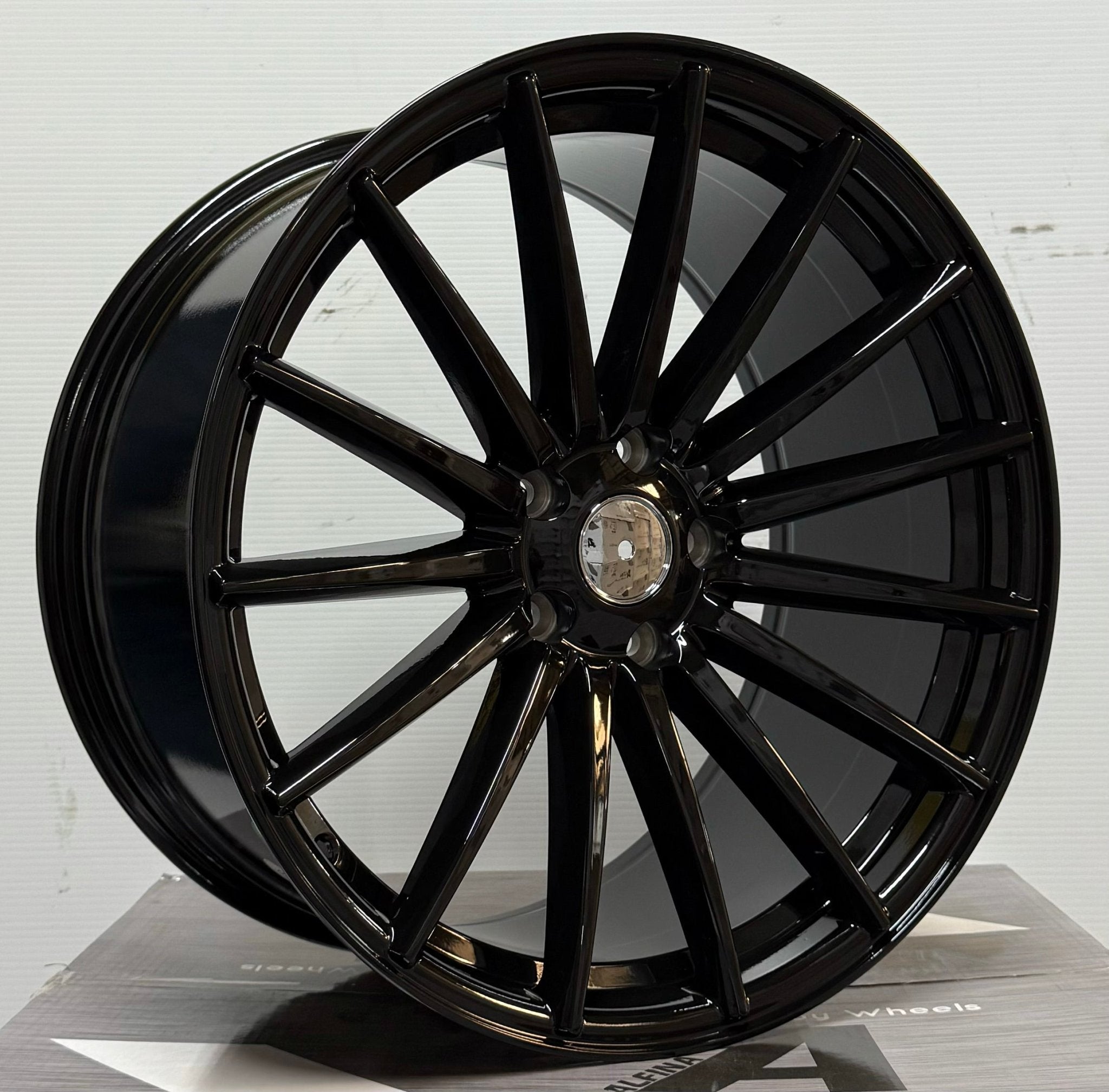 PEGASUS-0084 Si-02 19x8.5 5x112 / 5x114.3 GLOSS BLACK