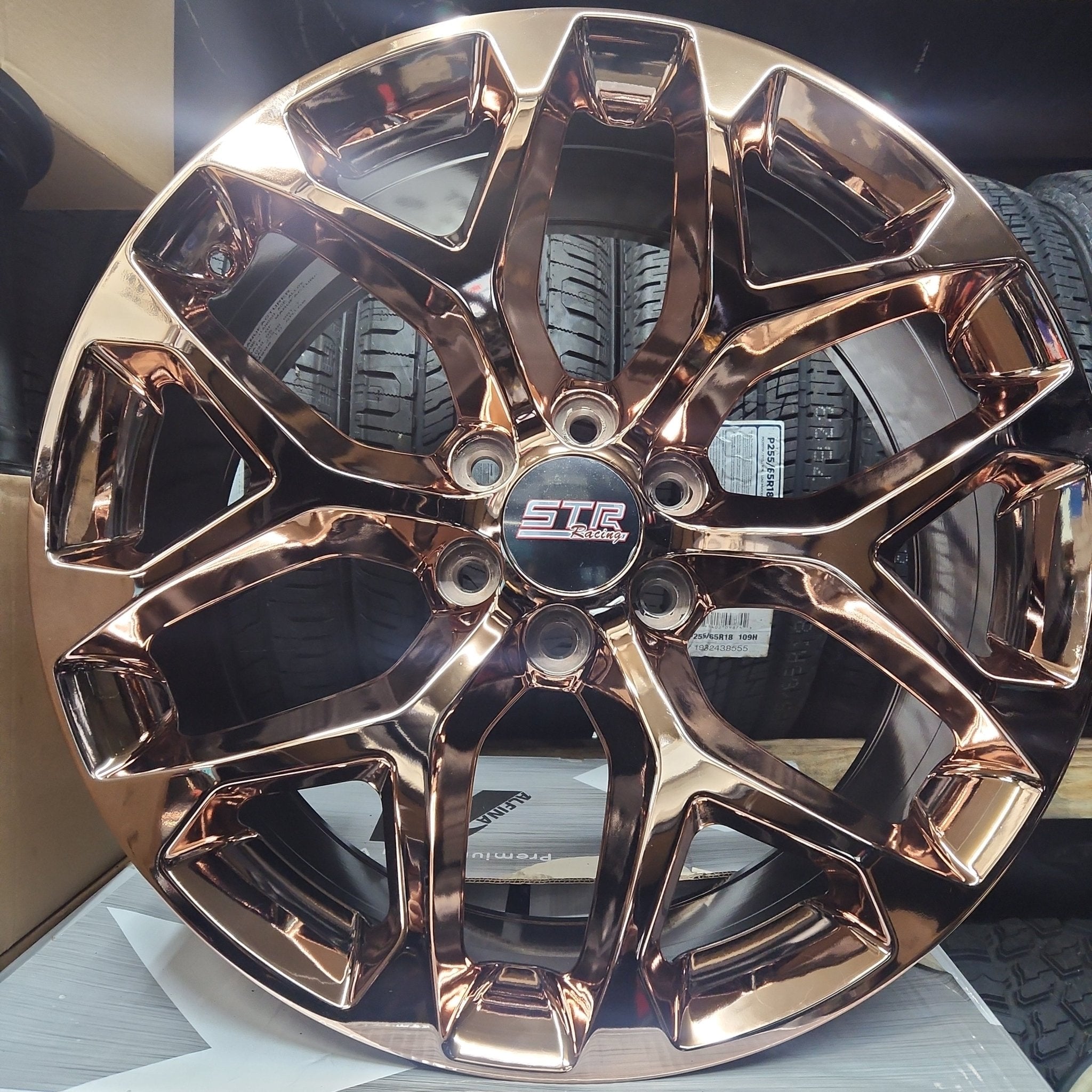 STR 701 22X9.0 6X5.5 CANDY ROSE GOLD