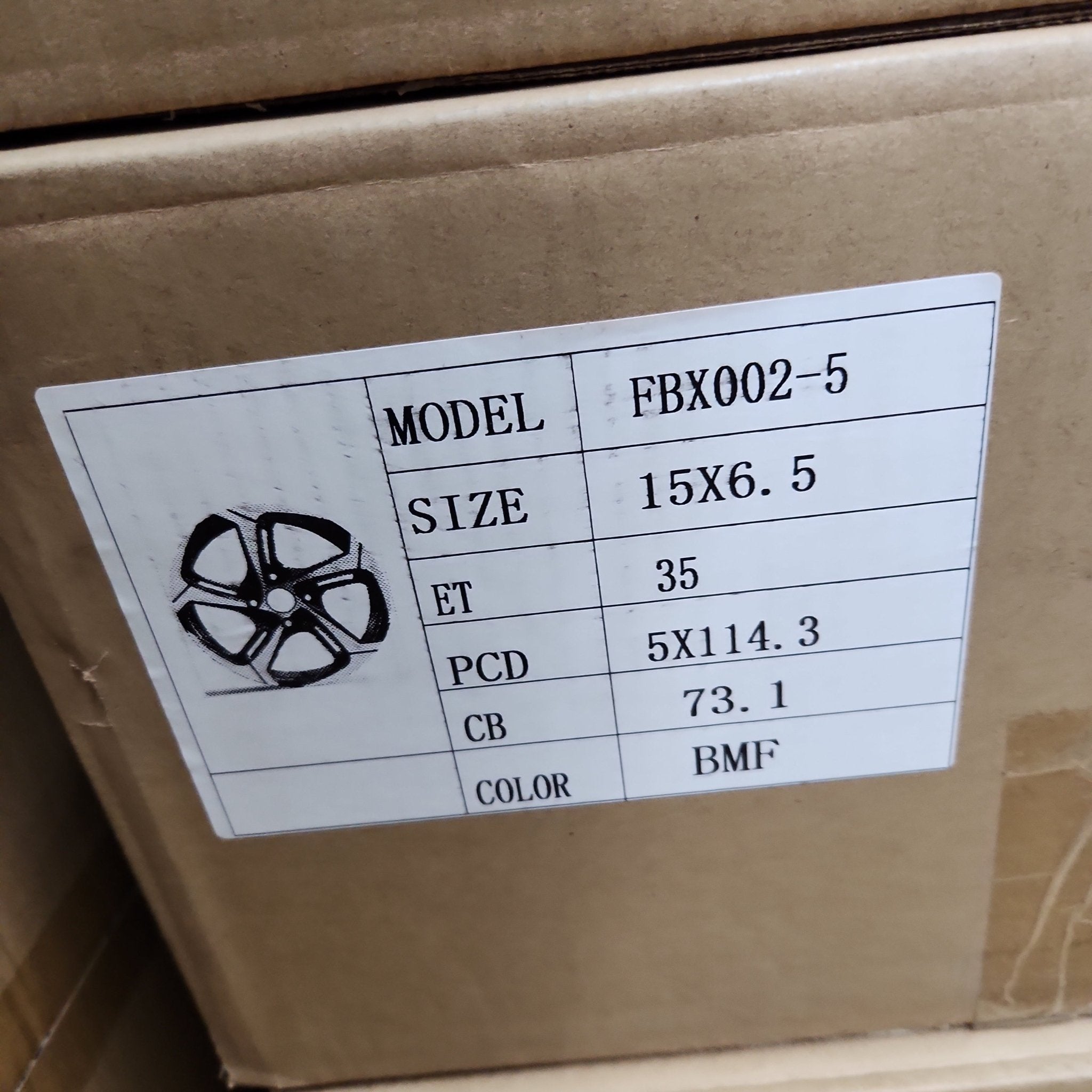 HD FOOBOO FBX002- 15x6.5 5x114.3  BMF
