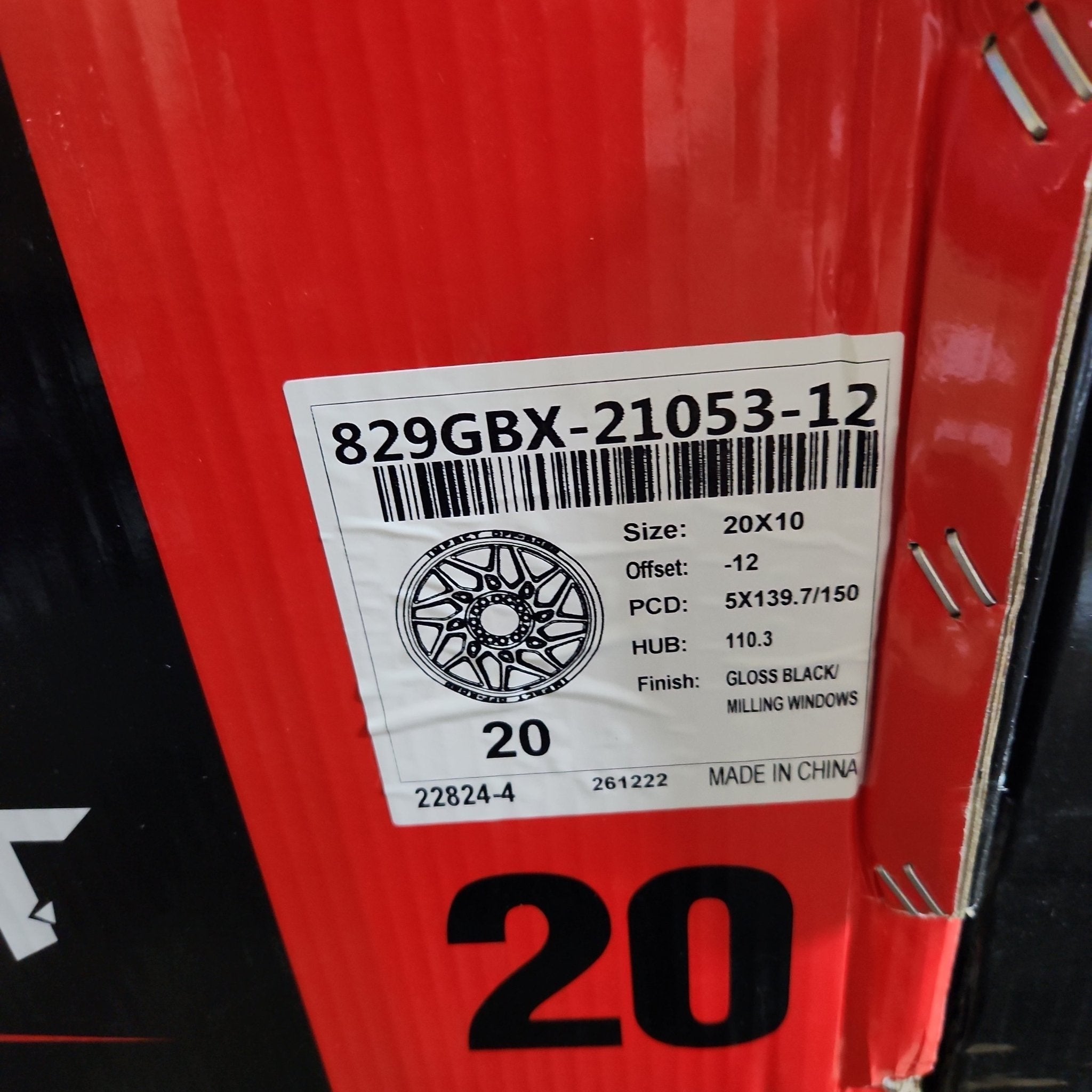 IMPACT-829 20X10 5X139.7 5X150 PBW/ MMW